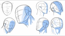 How to Draw Heads Dividing it Into Thirds