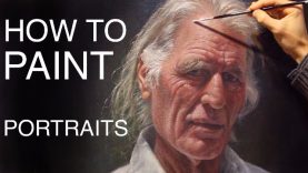How To Paint Portraits EPISODE ONE Russell Petherbridge39s Portrait