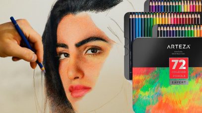 How to draw a realistic portrait with Arteza colored pencils