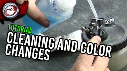 Airbrush Color Changes and Cleaning Airbrushing Intermetiate Part 3