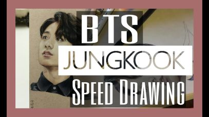 BTS Jeon Jungkook 전정국 Speed Drawing Coloured Pencil