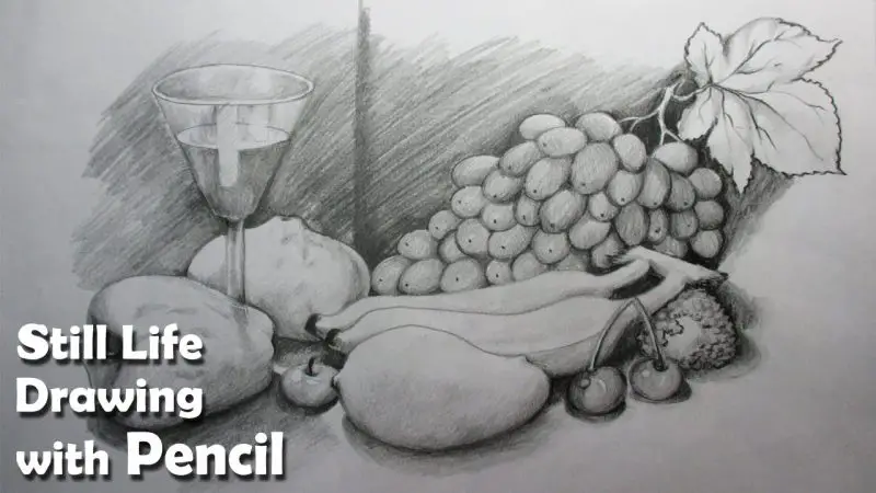 Easy landscape drawing in pencil - Scenery drawing - PaintingTube