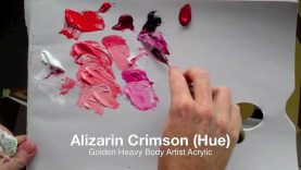How to mix bright pink with acrylic paint Colour mixing basics with acrylics Part 1 of 2
