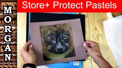 How to store and protect pastel drawings and paintings Jason Morgan wildlife art