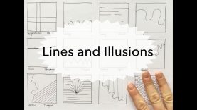Line Practices and Line illusions Drawing tutorial