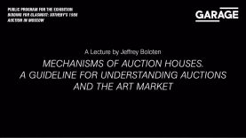 Mechanisms of Auction Houses. A Guideline for Understanding Auctions and the Art Market
