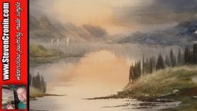 Painting watercolour landscapes with your imagination