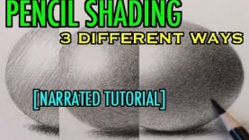 Pencil Shading 3 Different Ways Narrated Tutorial