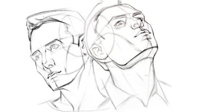How to Draw the Head from Extreme Angles