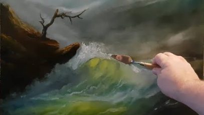 Marine Landscape Ep 1. Oil painting on canvas