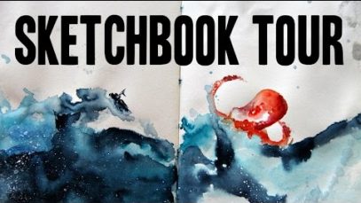 Sketchbook Tour ▲ Watercolor sketches and more