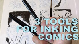 Three tools for inking comics