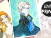 Vampire Prince ♦ Watercolor Speed Painting ♦ Dealing with Jealousy as an Artist