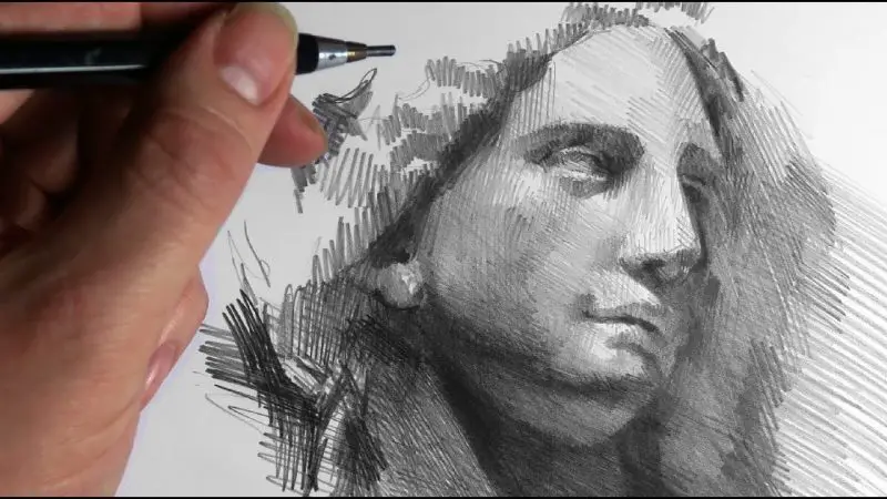 Realistic Portrait Drawing - Pencil Drawing Timelapse - PaintingTube