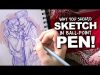 BENEFITS of SKETCHING in PEN Peek into my Sketchbook DrawingWiffWaffles