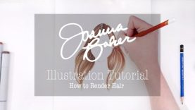 Joanna Baker Illustration How to Render Hair
