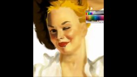 Pin up speed painting