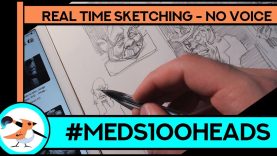 Real time sketching meds100heads no voice