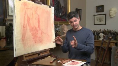 Red Chalk Working Large with Robert Liberace Excerpts from the DVD