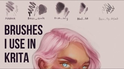 WHAT BRUSHES I USE IN KRITA