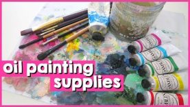 MY ESSENTIAL OIL PAINTING SUPPLIES