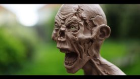 Sculpting a Zombie from Monster Clay Part 1