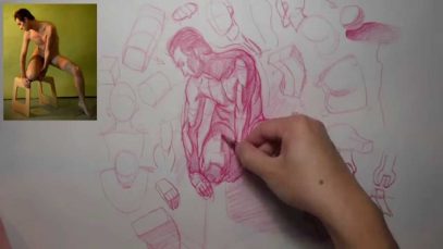 Analytical Figure Drawing Demo part 1