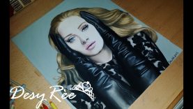 Drawing Adele Soft Pastels Portrait