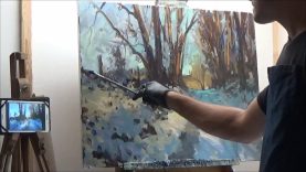 KYLE BUCKLAND Timelapse Oil Painting LANDSCAPE Demonstration ART DEMO