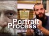 Portrait Painting Process. Cesar Santos vlog 012