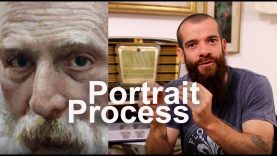 Portrait Painting Process. Cesar Santos vlog 012