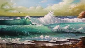 Oil Painting Seascape By Yasser Fayad