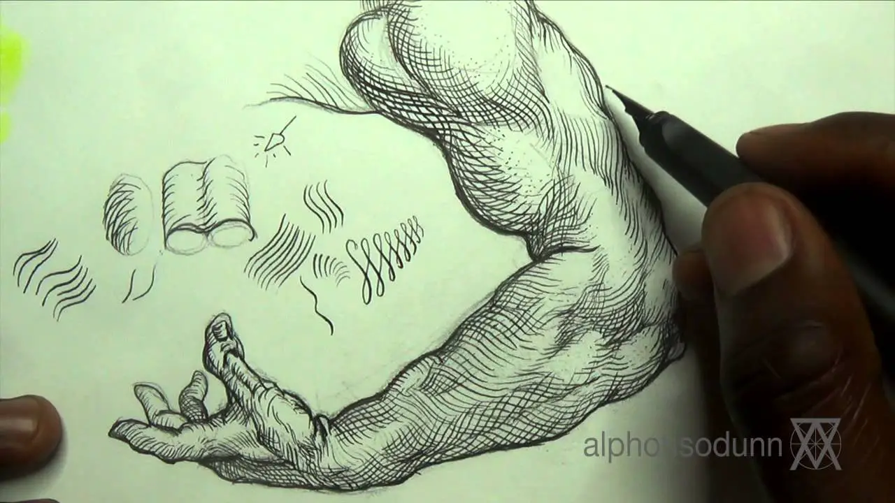 How to Draw: Cross-Hatching - Pen and Ink Drawing Sketching