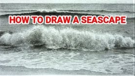 Should You Use Fixative on Graphite Drawings How to Draw Seascapes Waves Water