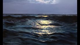 111 How To Paint Moonlight On Water Oil Painting Tutorial