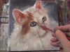 Cat Face timelapse Oil Painting Demo