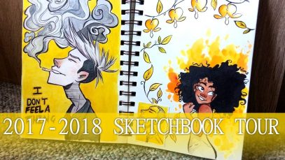 Sketchbook Tour 2017 2018