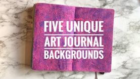 Five Unique Art Journal Bullet Journal Backgrounds
