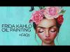 HOW TO OVERCOME ART BLOCK Oil painting of Frida Kahlo time lapse
