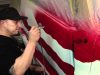 How to Airbrush an American Flag on a vehicle w Ryno