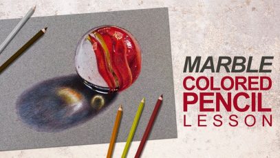 How to Draw a Realistic Marble with Colored Pencils