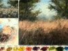 Oil painting for landscape