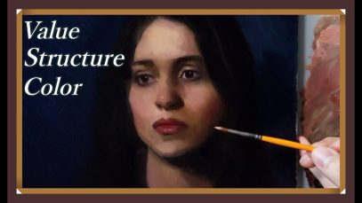 Portrait Painting Tutorial PAINT like SCULPTURE Real Time