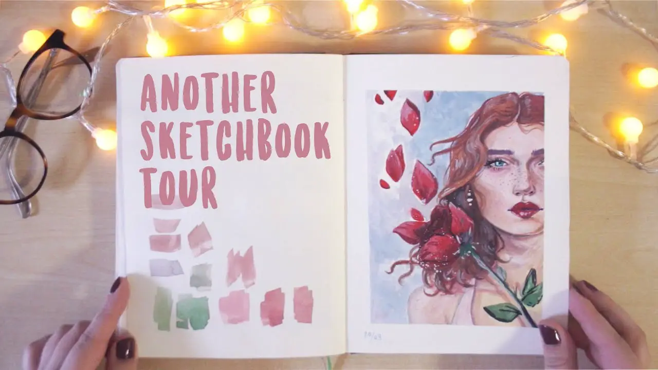 Flipping Through my Full Sketchbook #2! (tour) 