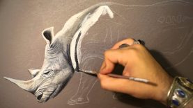Big Five Wildlife Painting by Shahin Ebrahimi