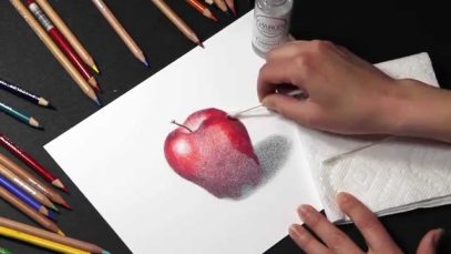 COLORED PENCIL How to Blend Colored Pencil with Solvents