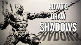 How to Draw Shadows How to Shade an Entire Figure Easy Step by Step Drawing Tutorial