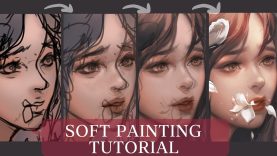Medibang Soft painting Brush settings TUTORIAL SPEEDPAINT