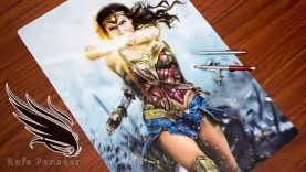 Painting Wonder Woman Airbrush Rafa Fonseca