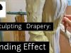 Part 2 How to Sculpt Clothing Fabric on a Clay Sculpture Fritz Hoppe Studio Drapery Tutorial